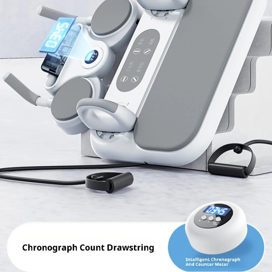 6in1 Abdominal Board with Resistance Bands Roller