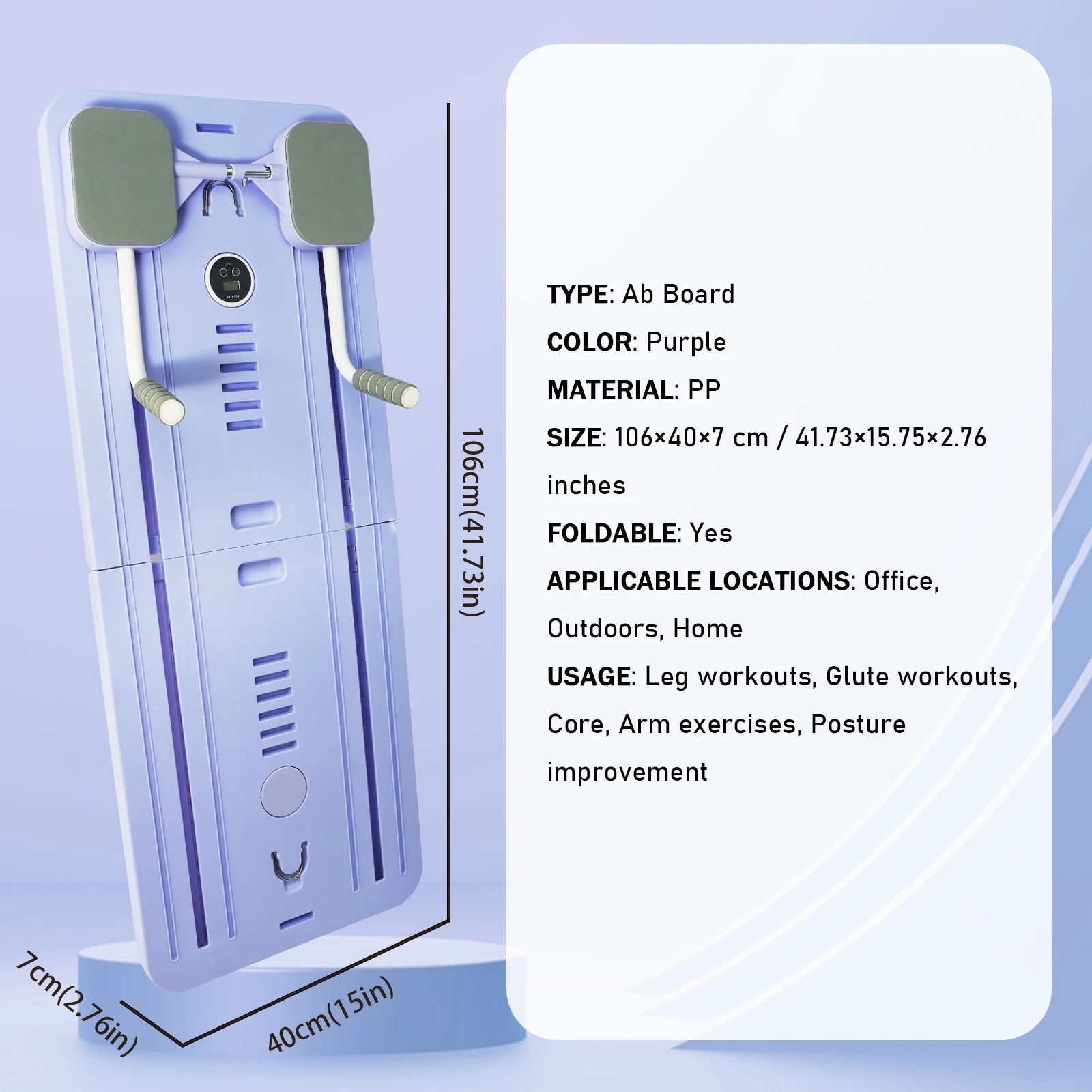Adjustable Pilates Push Up Board