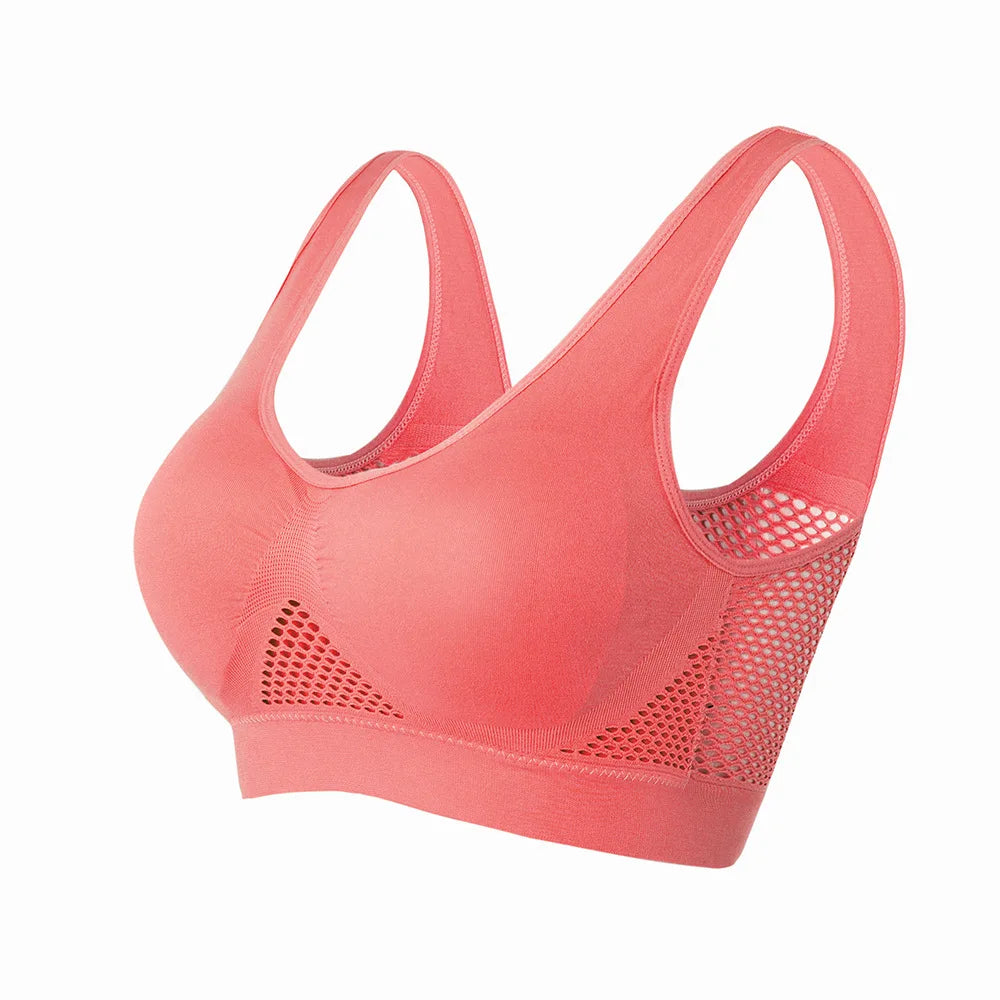 Plus Size Shockproof Sleep Yoga Bra