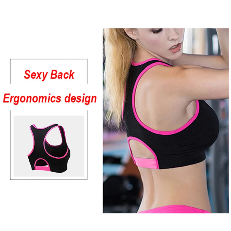Breathable Sports Bra for Running Yoga Gym
