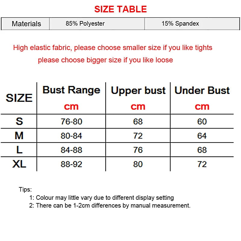 Breathable Sports Bra for Running Yoga Gym