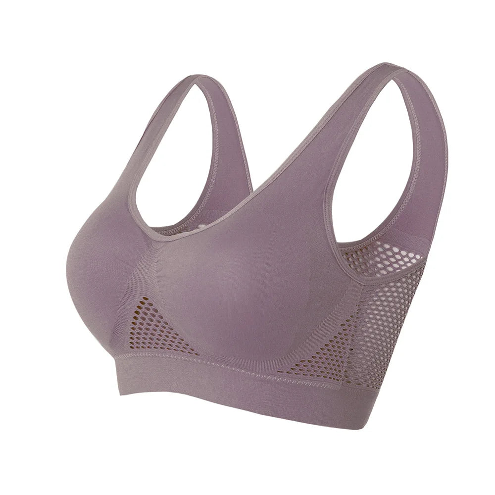 Plus Size Shockproof Sleep Yoga Bra