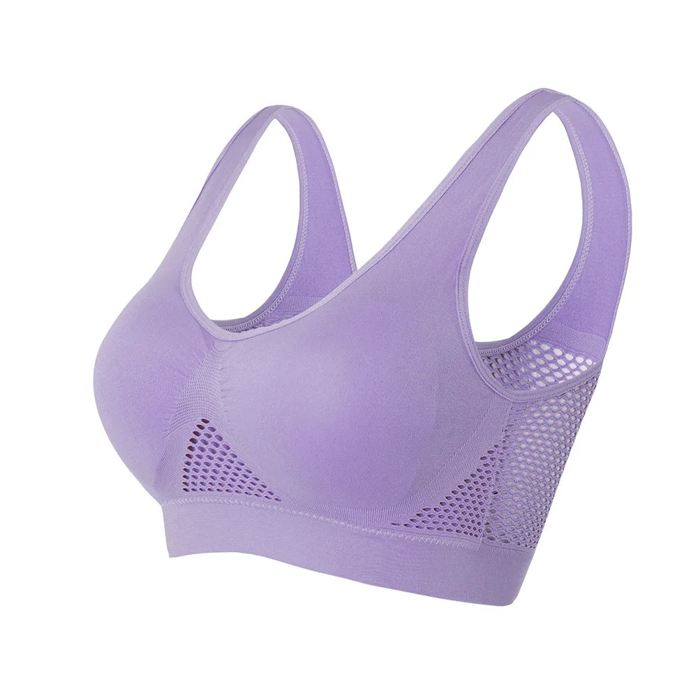 Plus Size Shockproof Sleep Yoga Bra