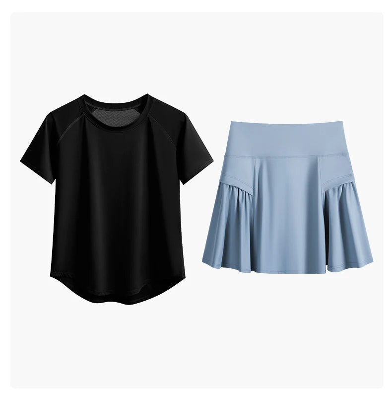 Quick Dry Tennis Skirt Set