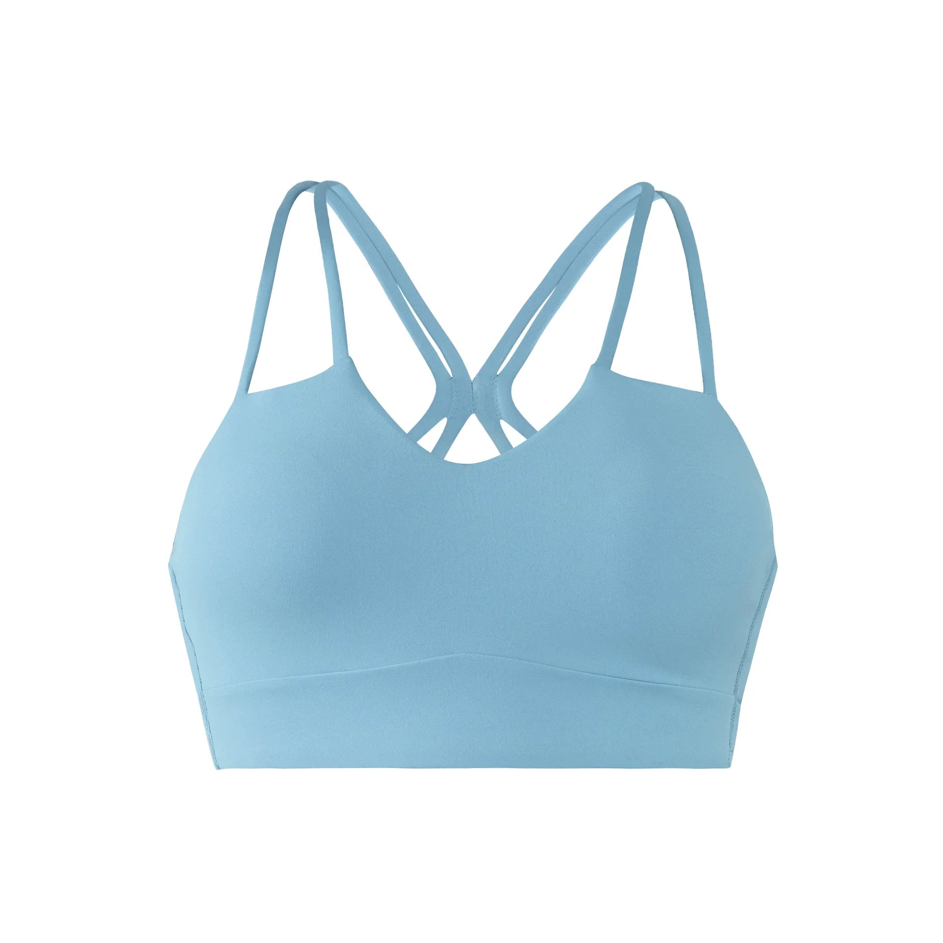 Cross Back Shockproof Padded Sports Bra