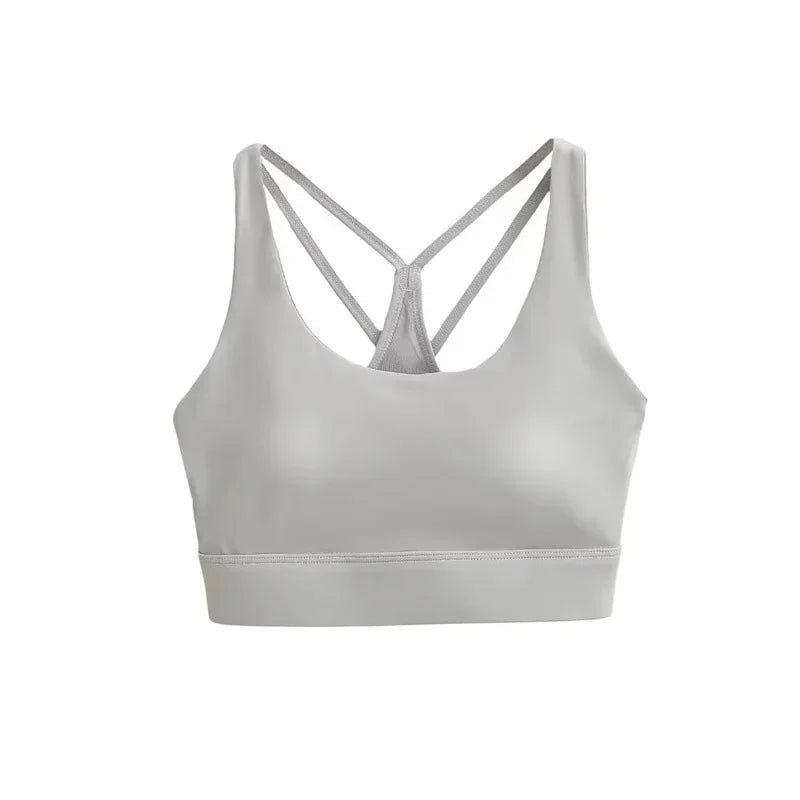 Cross Back Shock Absorption Yoga Bra
