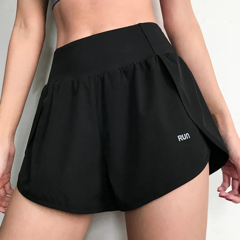 High Waist Yoga Shorts Running Pants Women