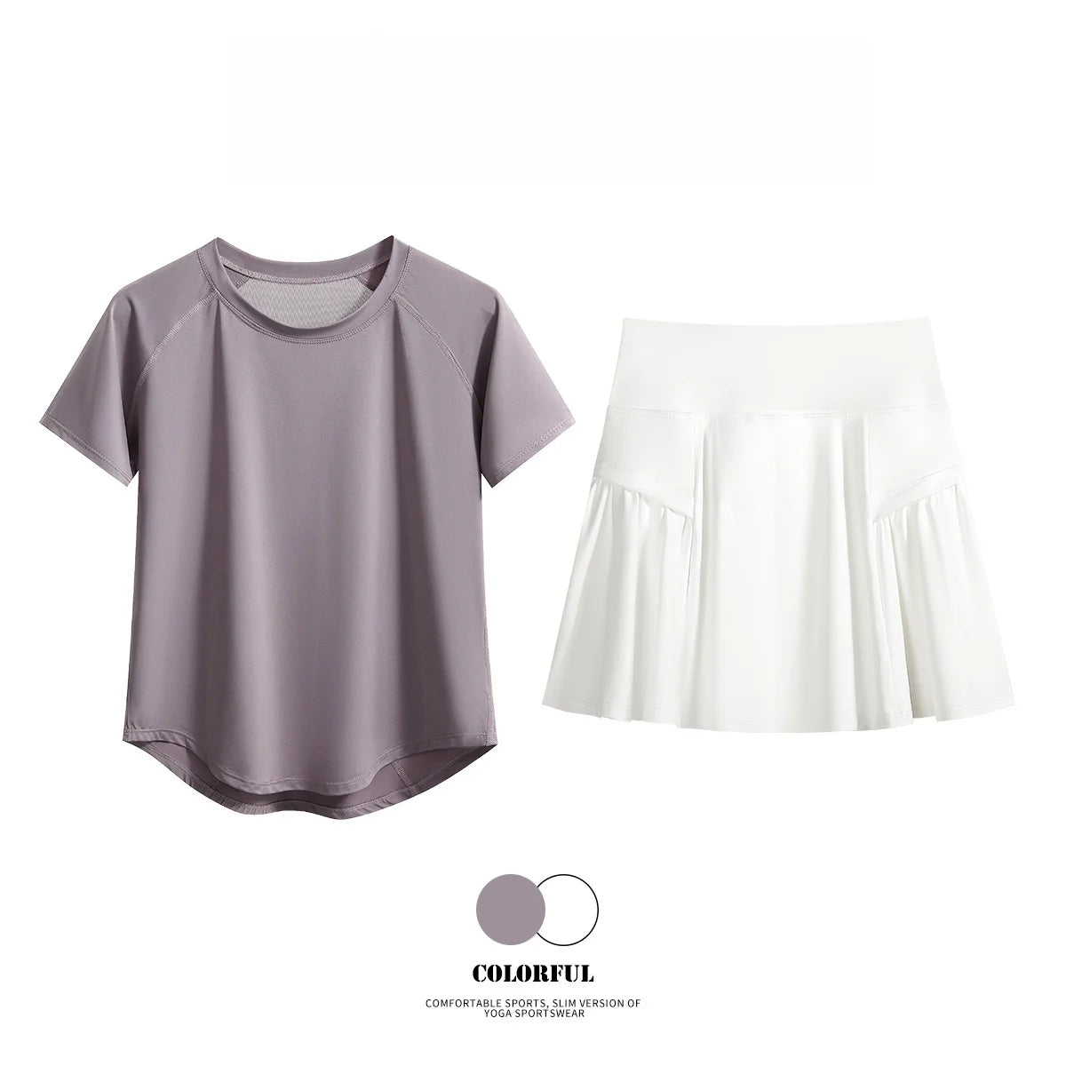 Quick Dry Tennis Skirt Set