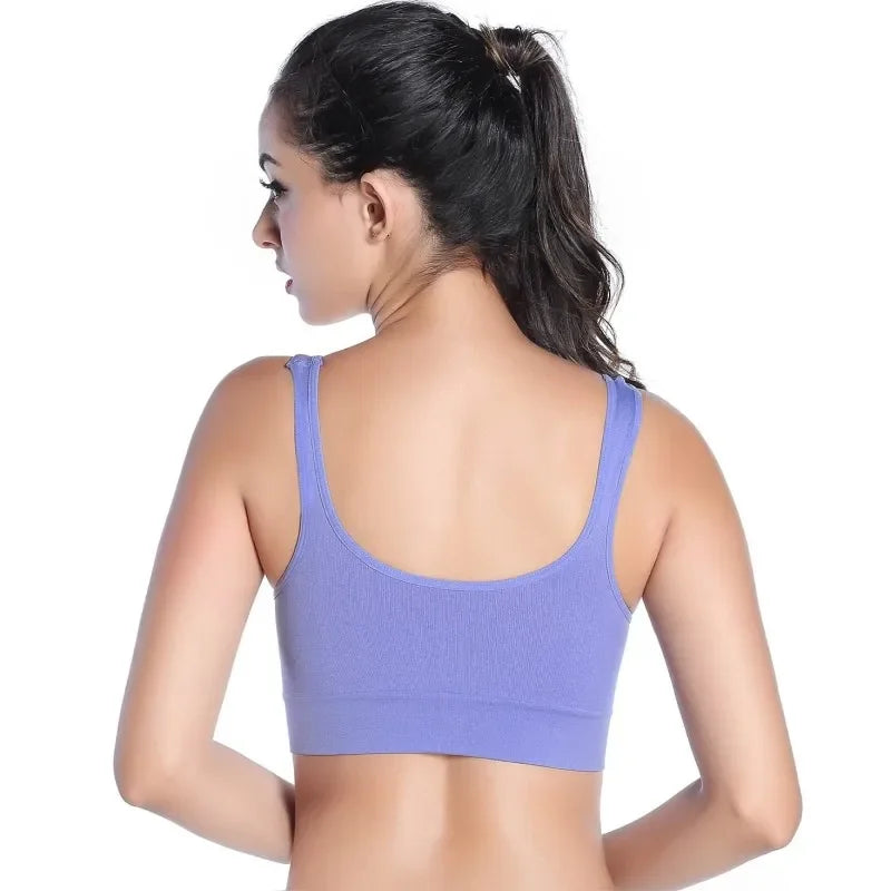 Seamless Push Up Cotton Bra Wireless Vest