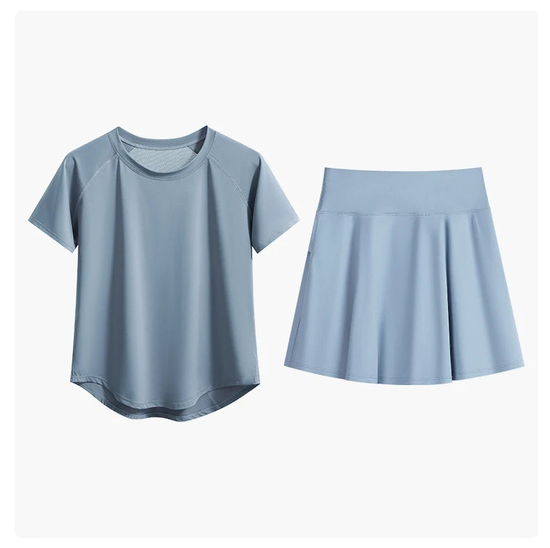 Quick Dry Tennis Skirt Set