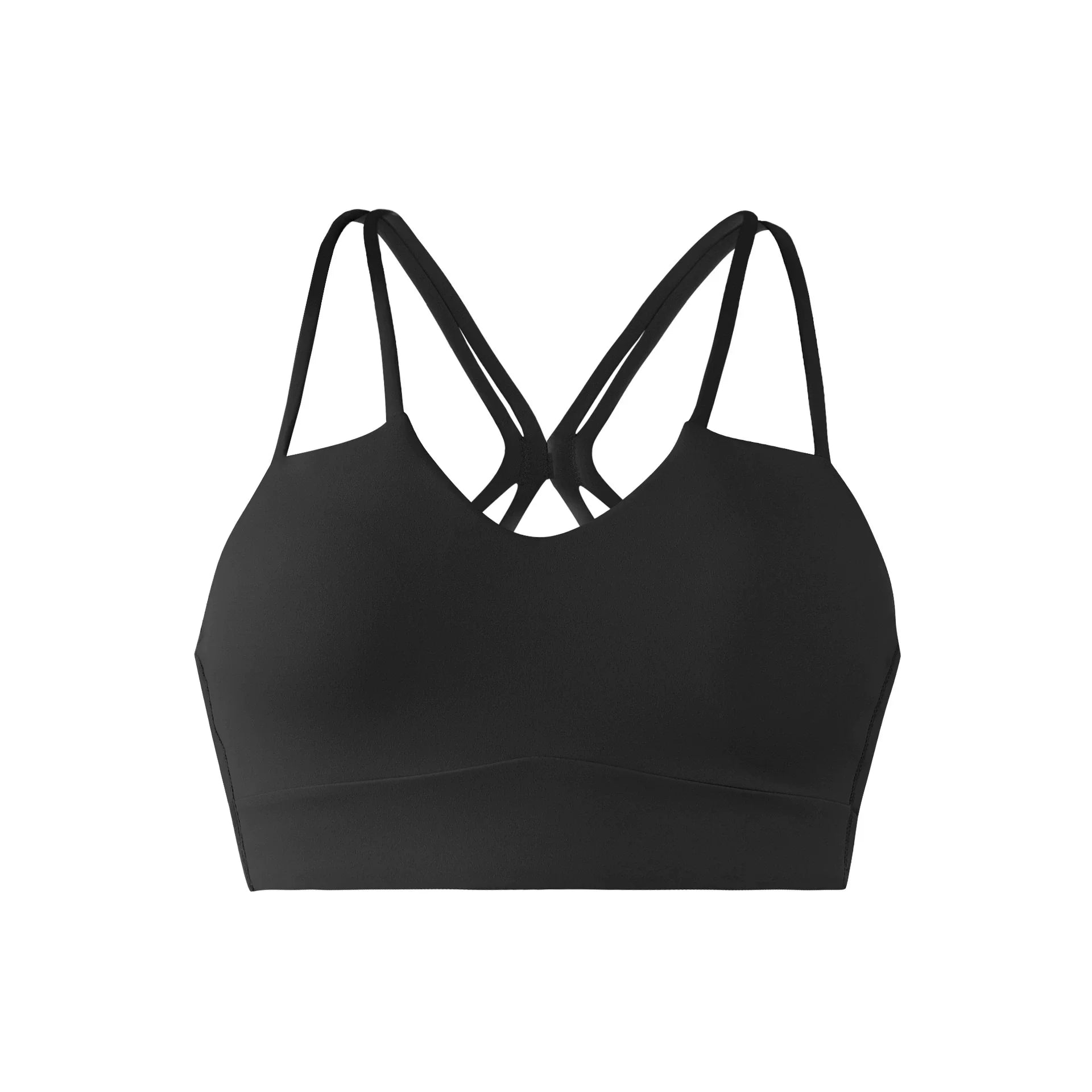 Cross Back Shockproof Padded Sports Bra
