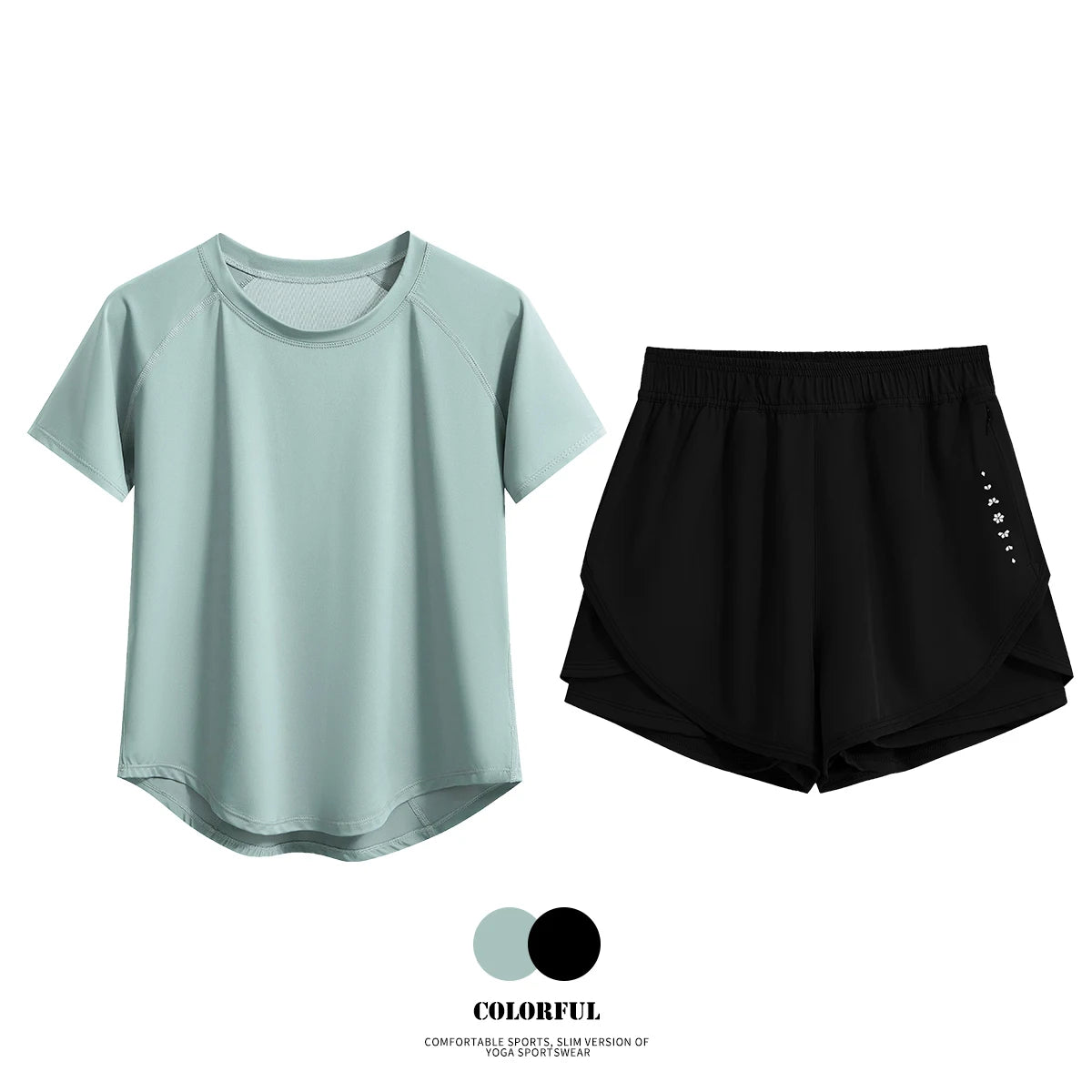 Quick Dry Summer 2 Piece Fitness Set