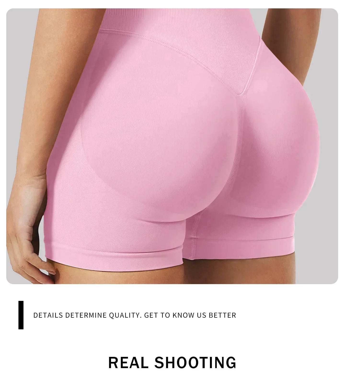High Waisted Seamless Ribbed Gym Shorts