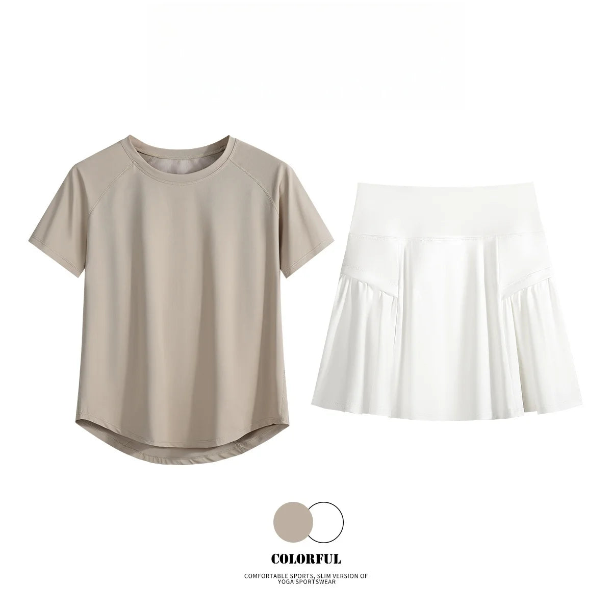 Quick Dry Tennis Skirt Set