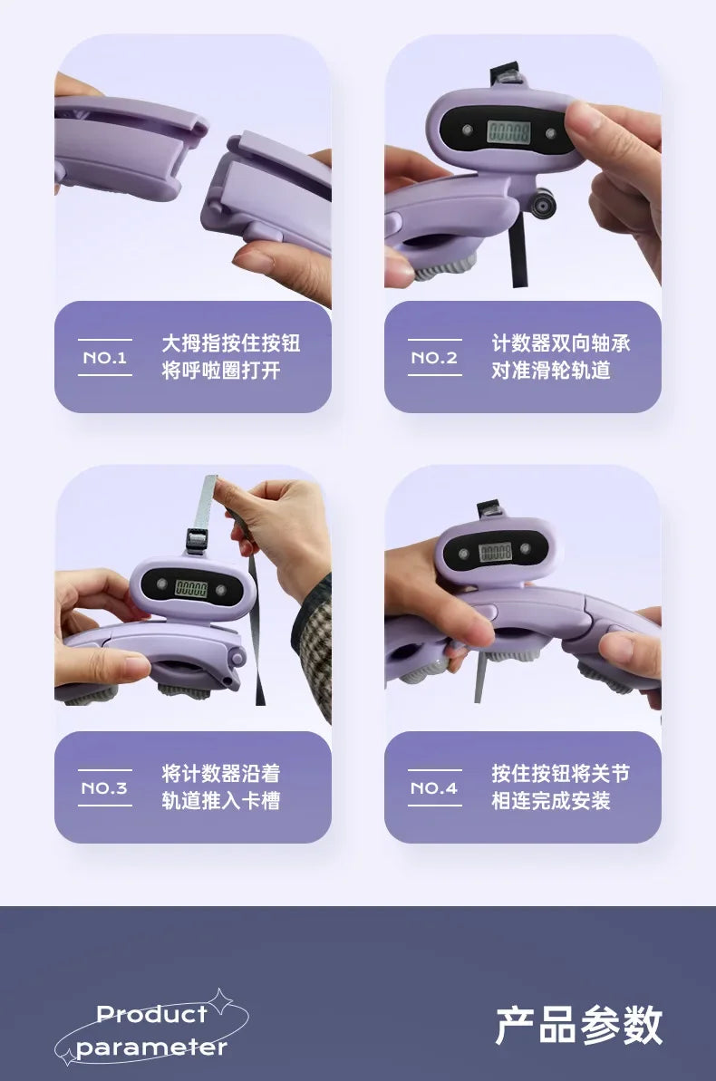 Weighted Hula Hoop for Adults Plus Size