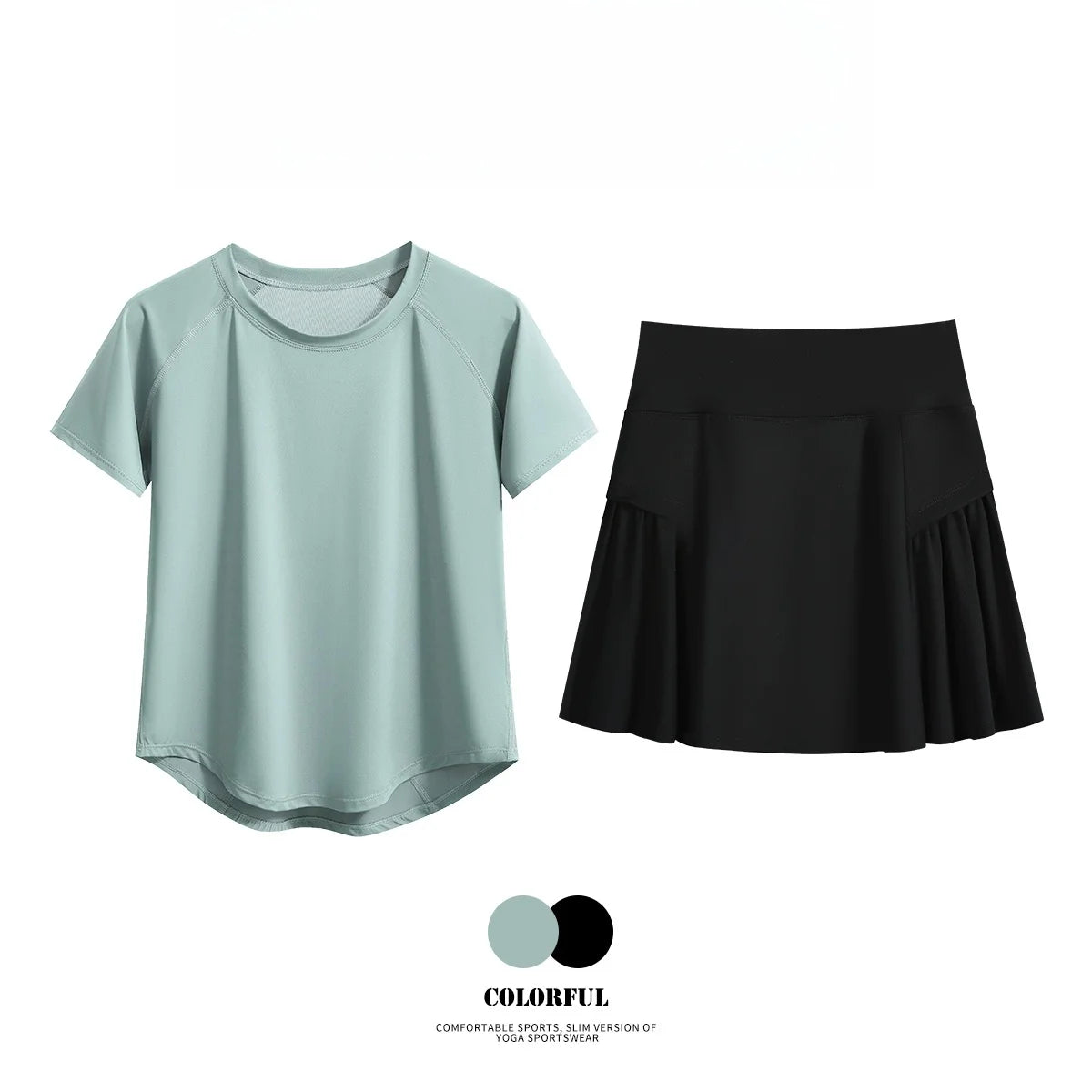 Quick Dry Tennis Skirt Set