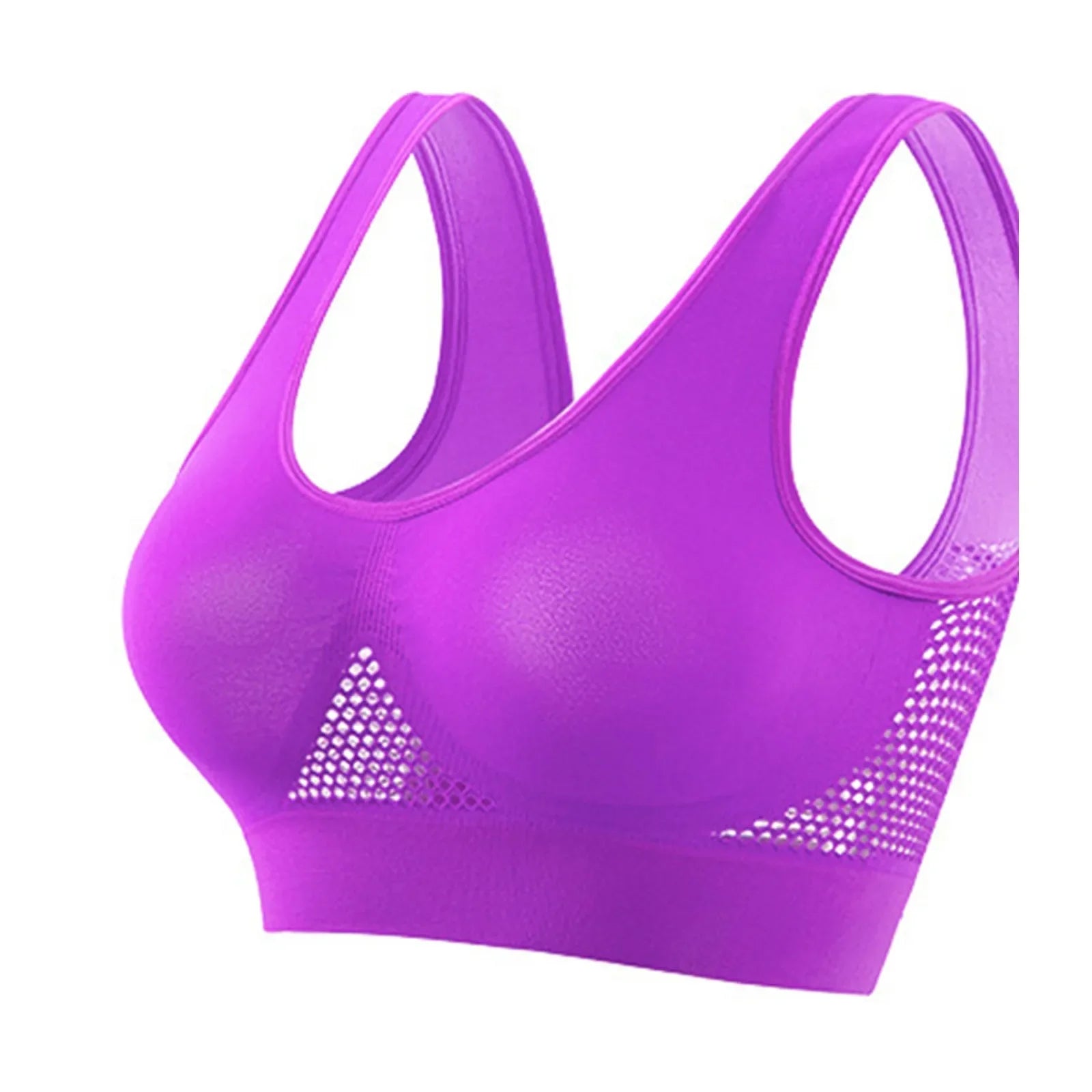 Plus Size Breathable Yoga Running Sports Bra