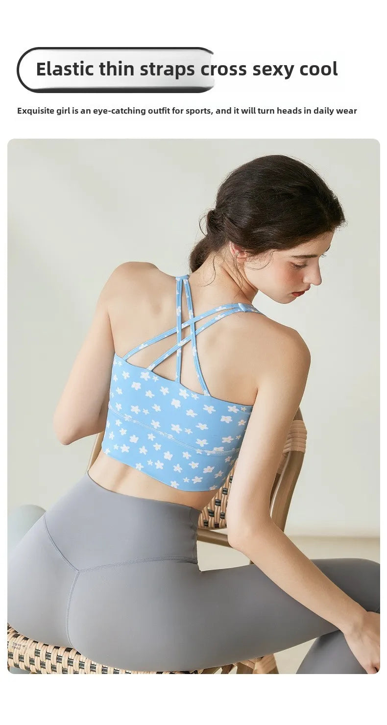 High Strength Sports Bra with Chest Cushion