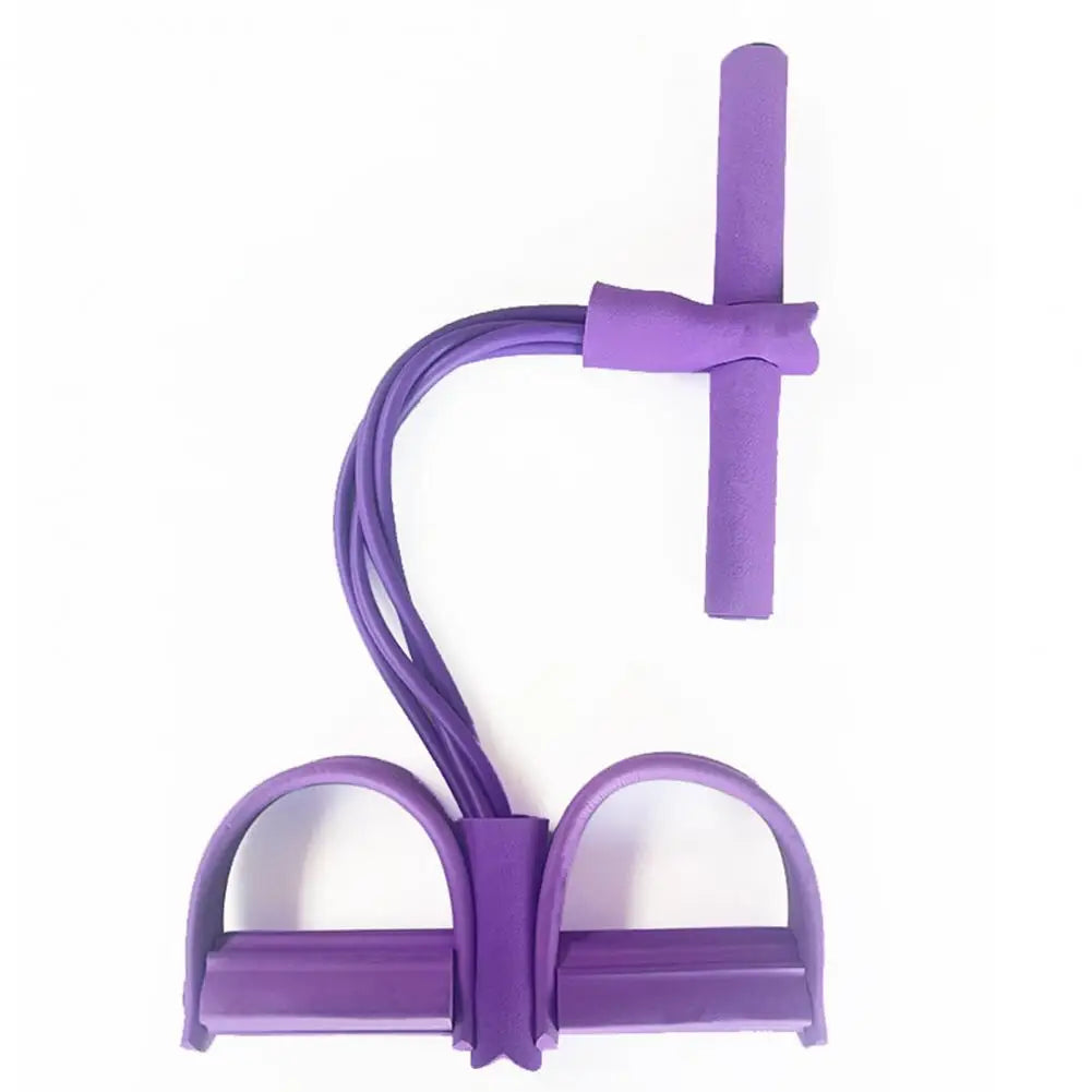 Elastic Sit Up Pull Rope Pedal Trainer