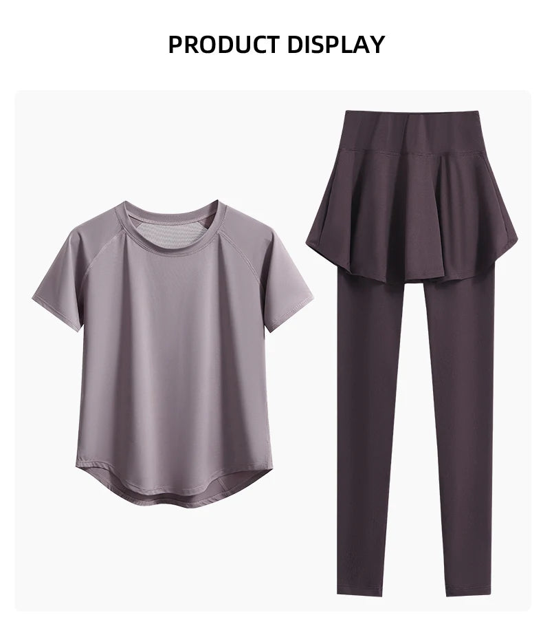 Two Piece Yoga Tracksuit Set for Women