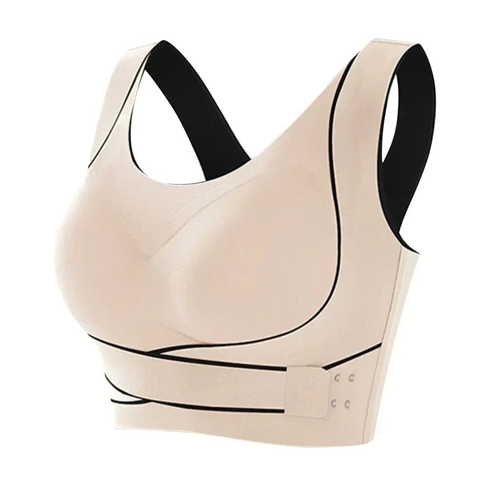 Sports Bra Front Adjustable Buckle