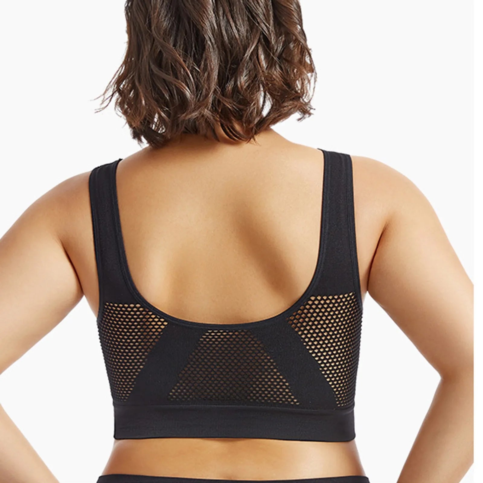 Plus Size Breathable Yoga Running Sports Bra
