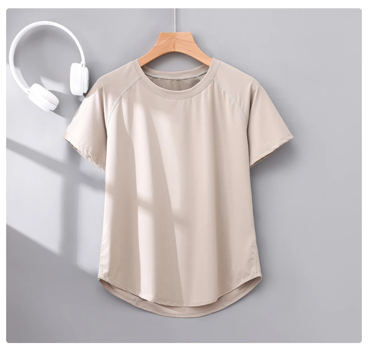 Short Sleeve Summer Workout Shirt for Women