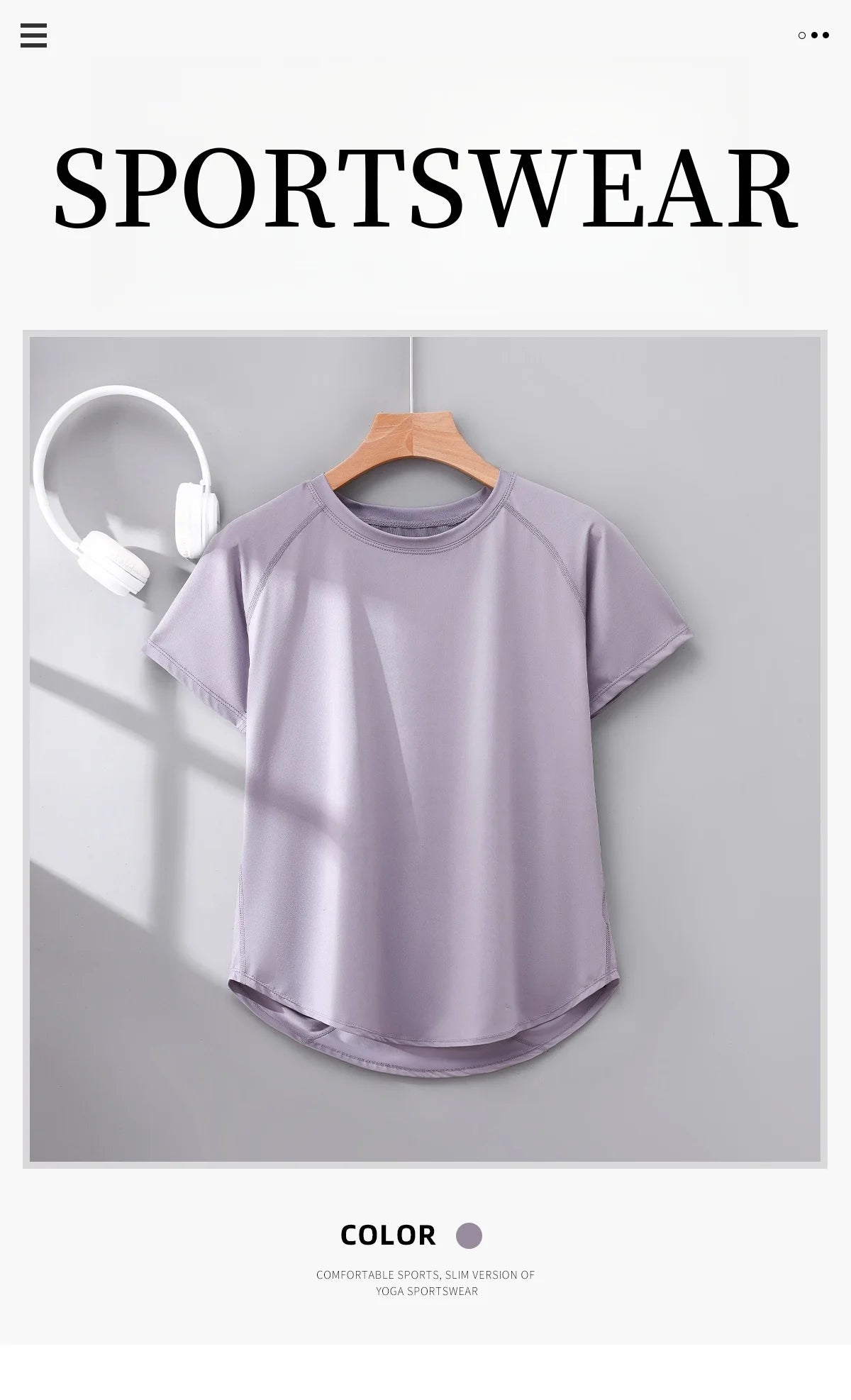 Short Sleeve Summer Workout Shirt for Women