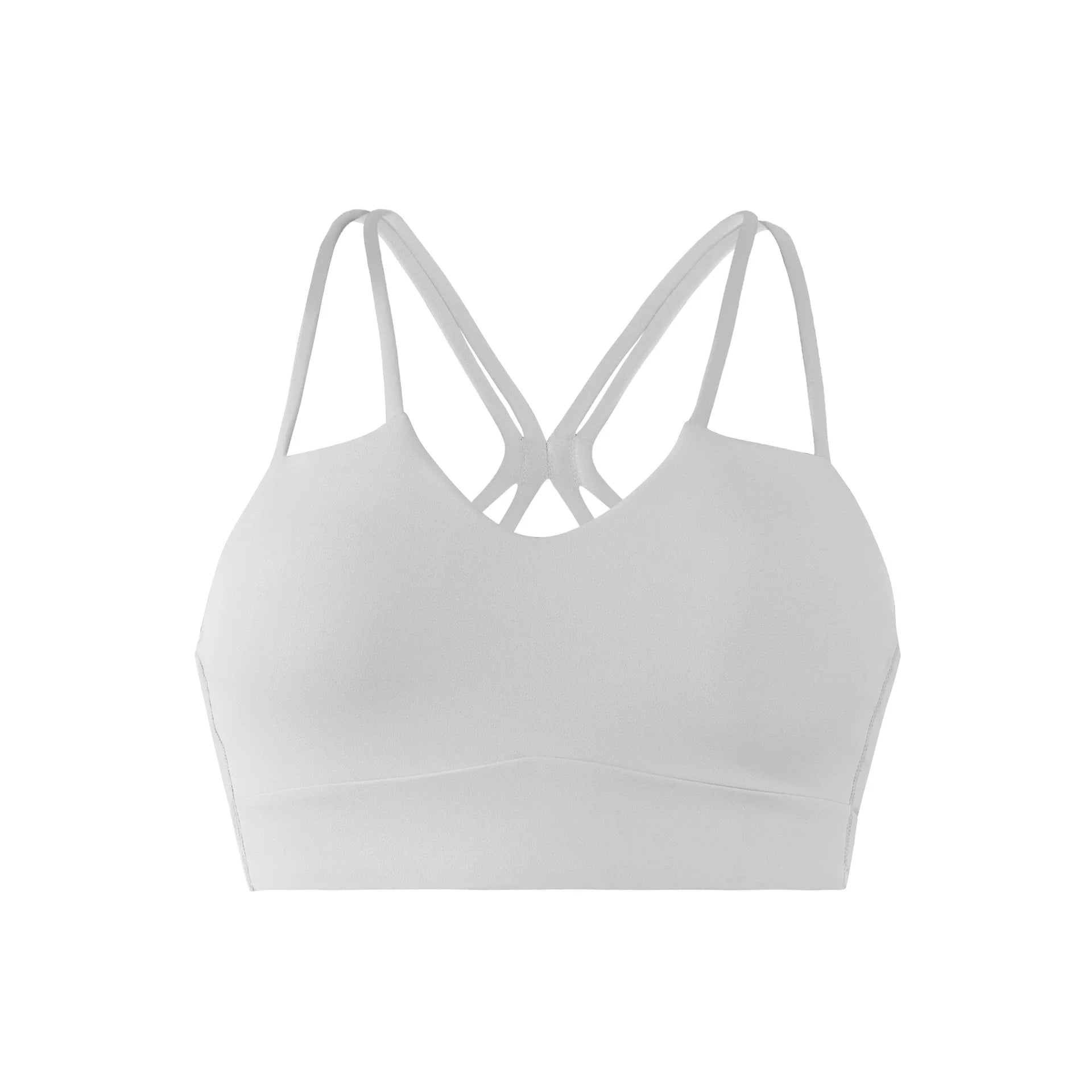 Cross Back Shockproof Padded Sports Bra