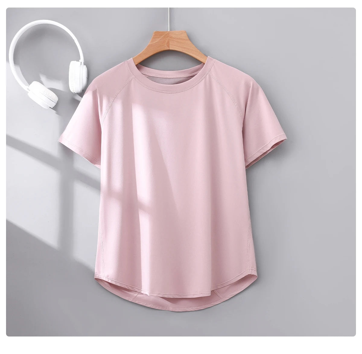 Short Sleeve Summer Workout Shirt for Women