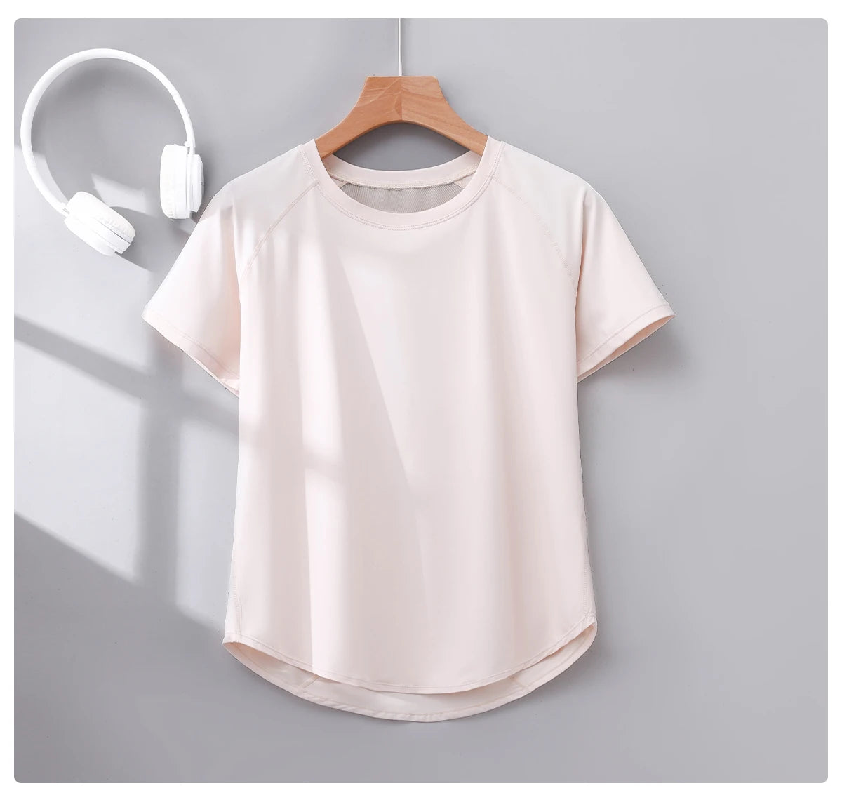 Short Sleeve Summer Workout Shirt for Women