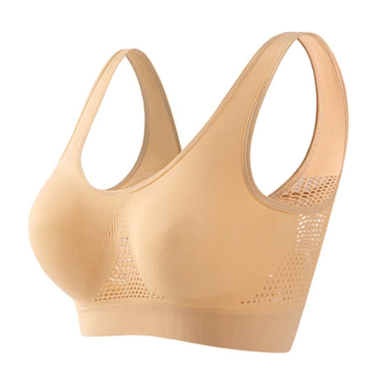 Plus Size Breathable Yoga Running Sports Bra