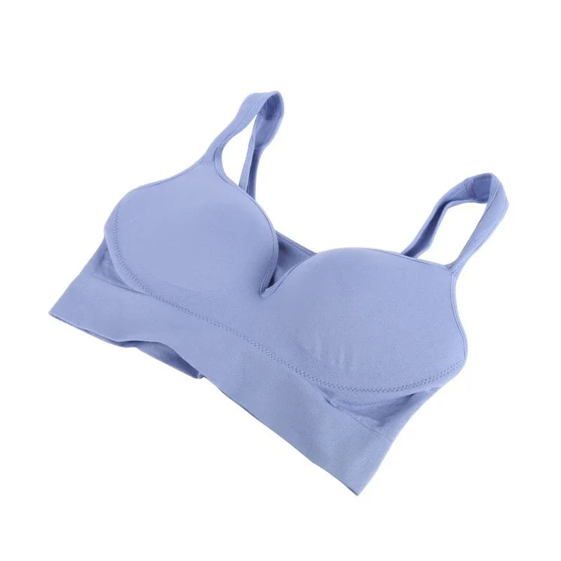 Seamless Push Up Cotton Bra Wireless Vest