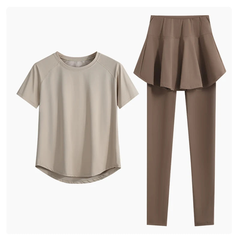 Two Piece Yoga Tracksuit Set for Women