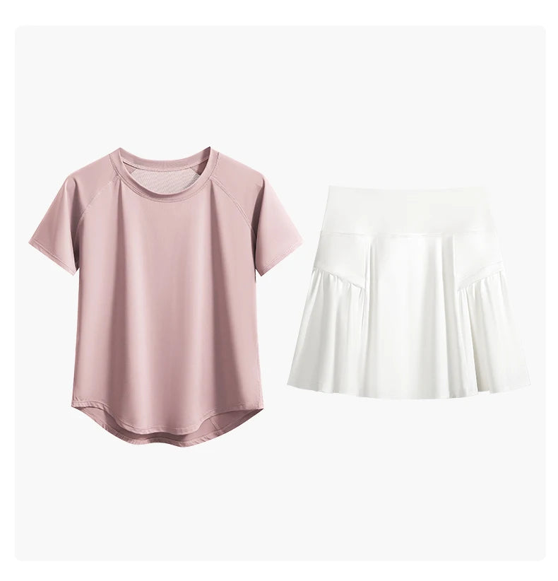 Quick Dry Tennis Skirt Set