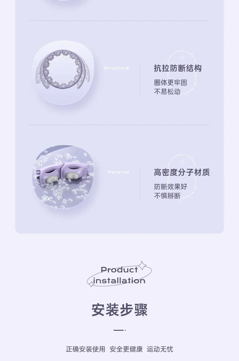 Weighted Hula Hoop for Adults Plus Size