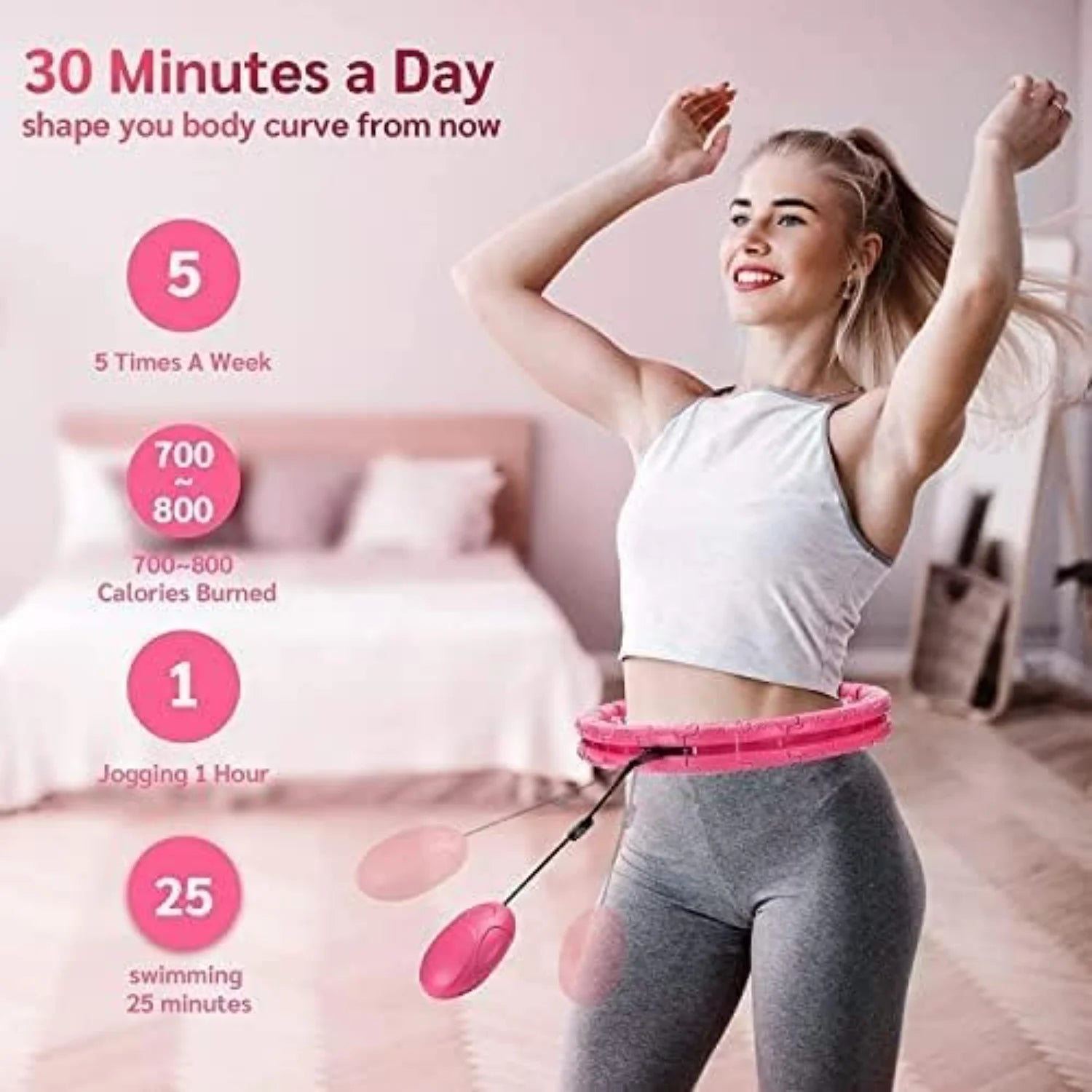 Smart Weighted Massage Hoop Large Size