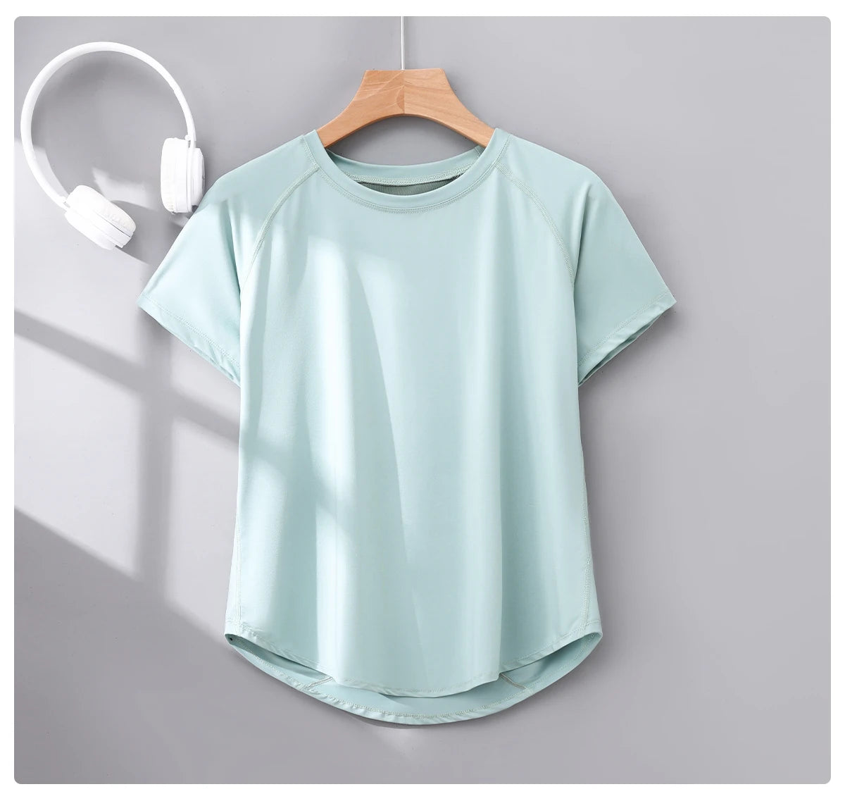 Short Sleeve Summer Workout Shirt for Women