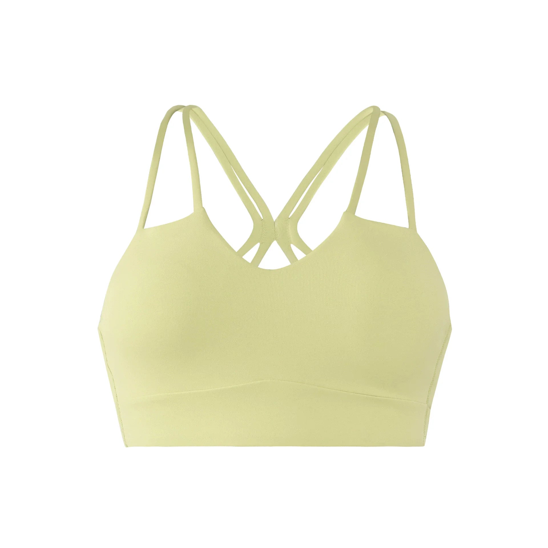 Cross Back Shockproof Padded Sports Bra