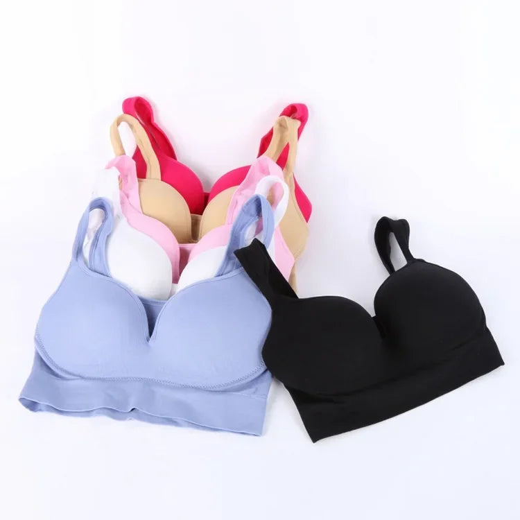 Seamless Push Up Cotton Bra Wireless Vest