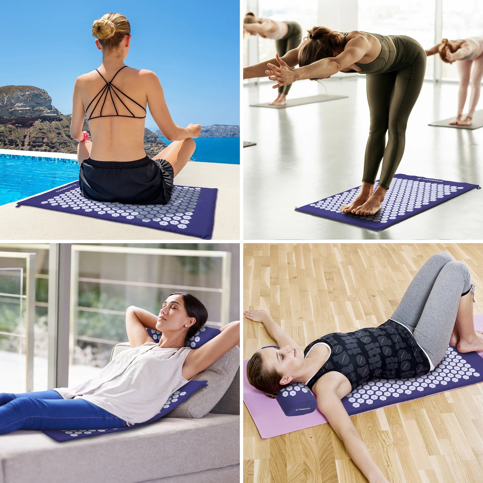 Acupressure Pillow Mat Set for Massage