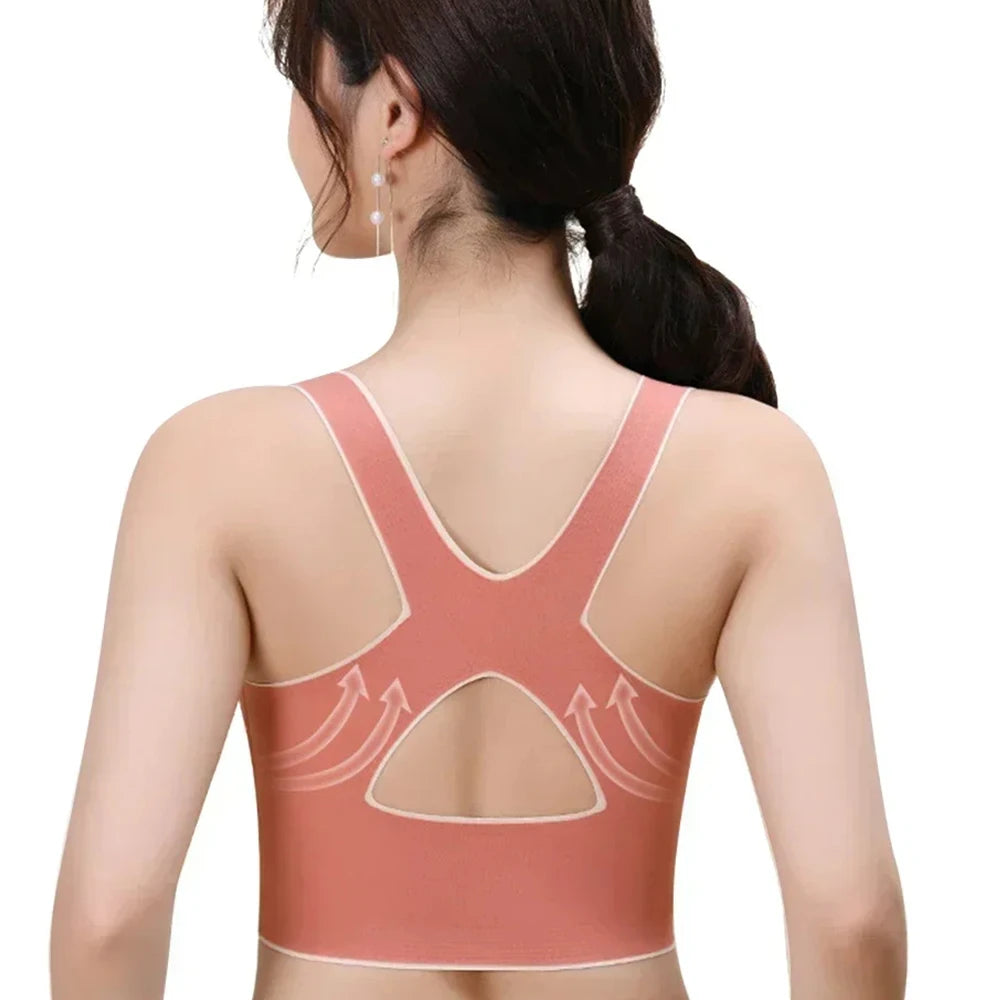 Sports Bra Front Adjustable Buckle