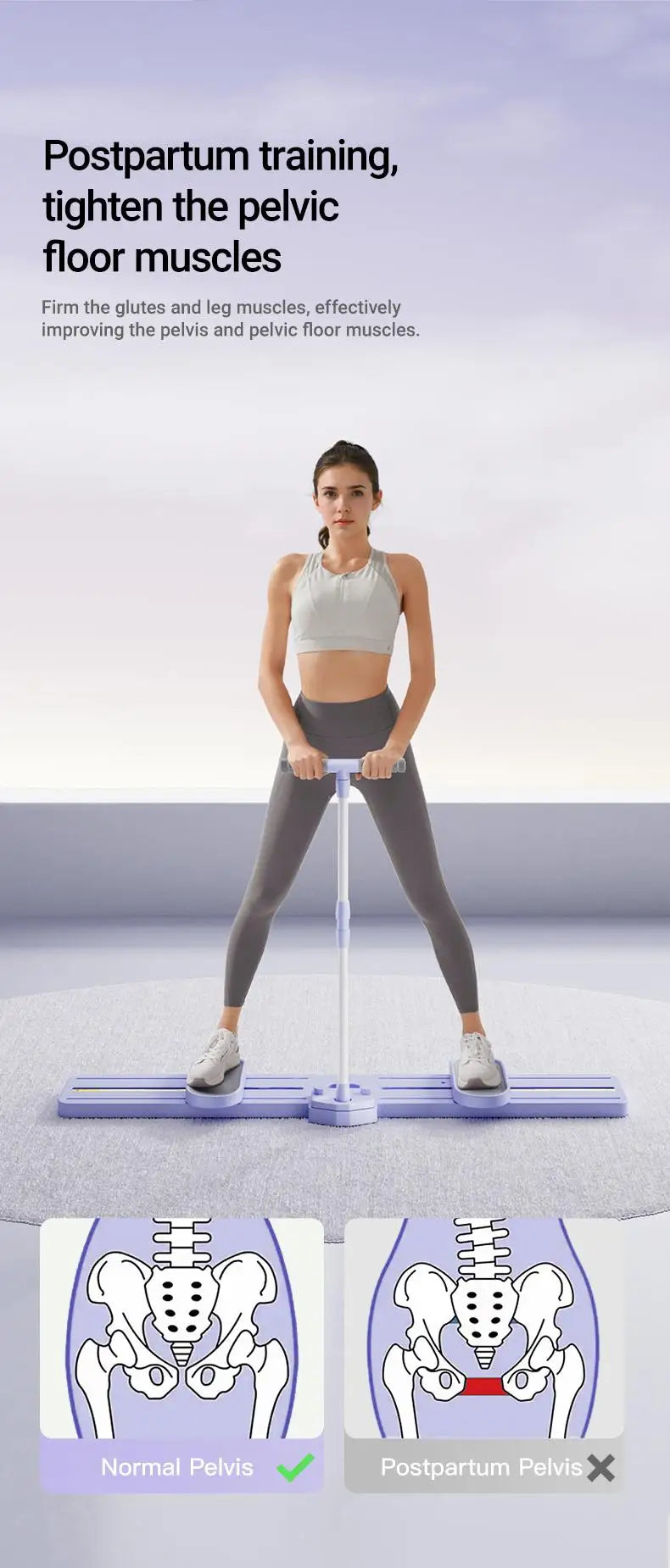 Foldable 3in1 Pelvic Hip Leg Trainer for Women