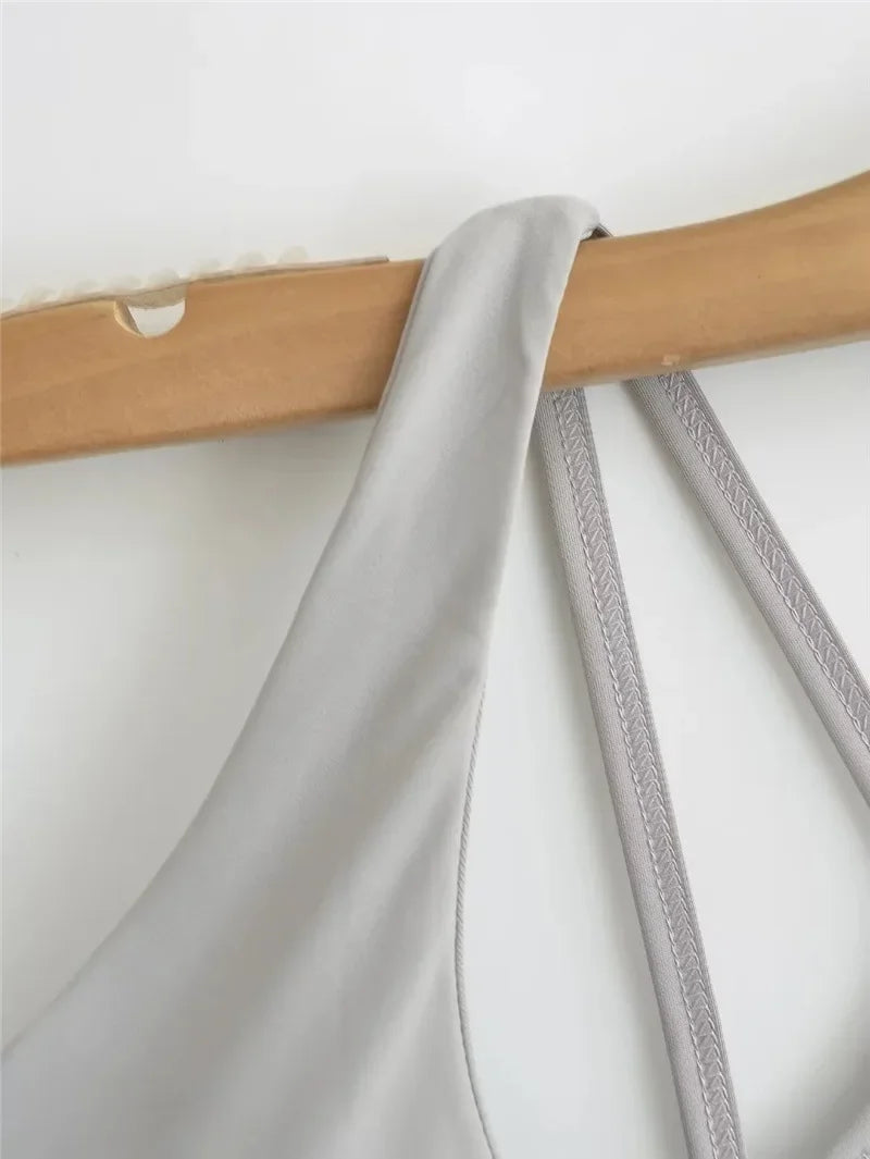 Cross Back Shock Absorption Yoga Bra