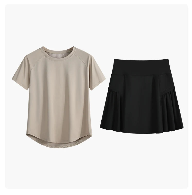 Quick Dry Tennis Skirt Set