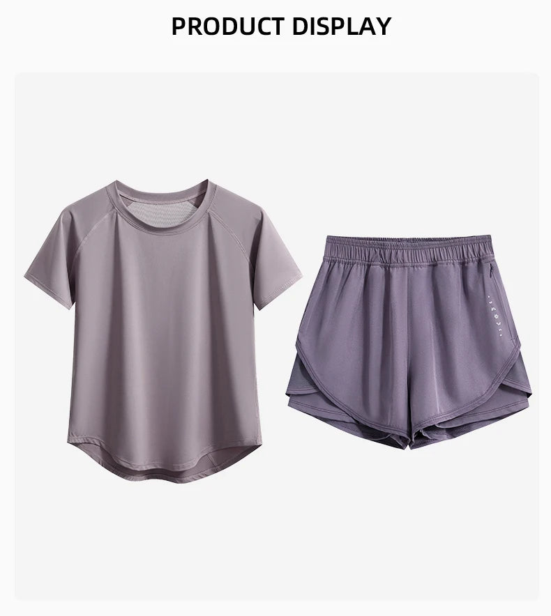 Quick Dry Summer 2 Piece Fitness Set
