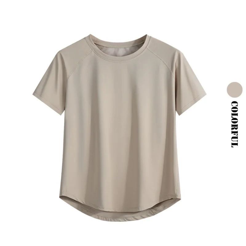 Short Sleeve Summer Workout Shirt for Women