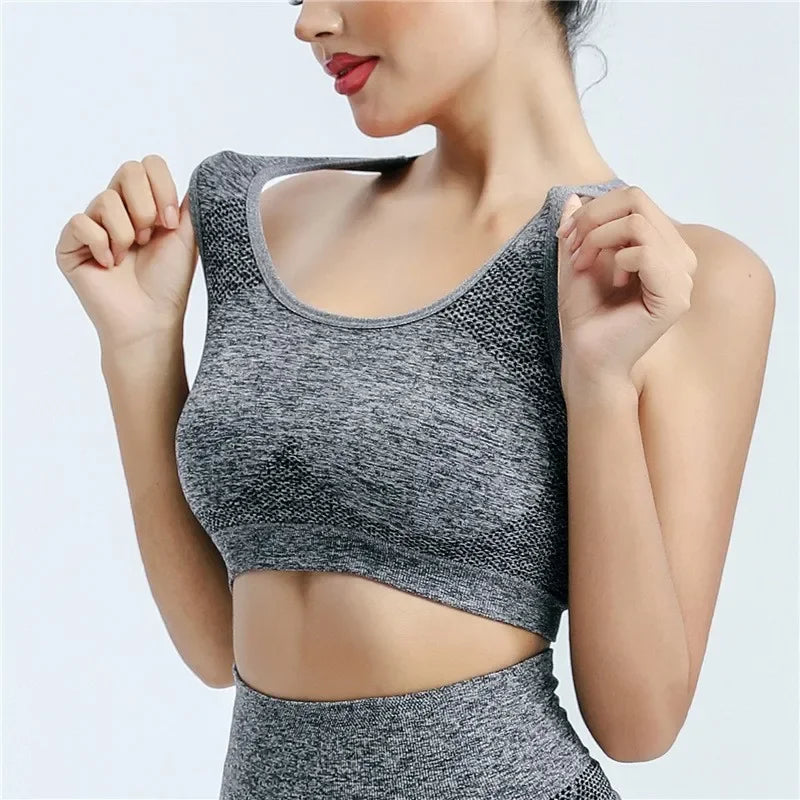 Push Up Fitness Bra Running Vest