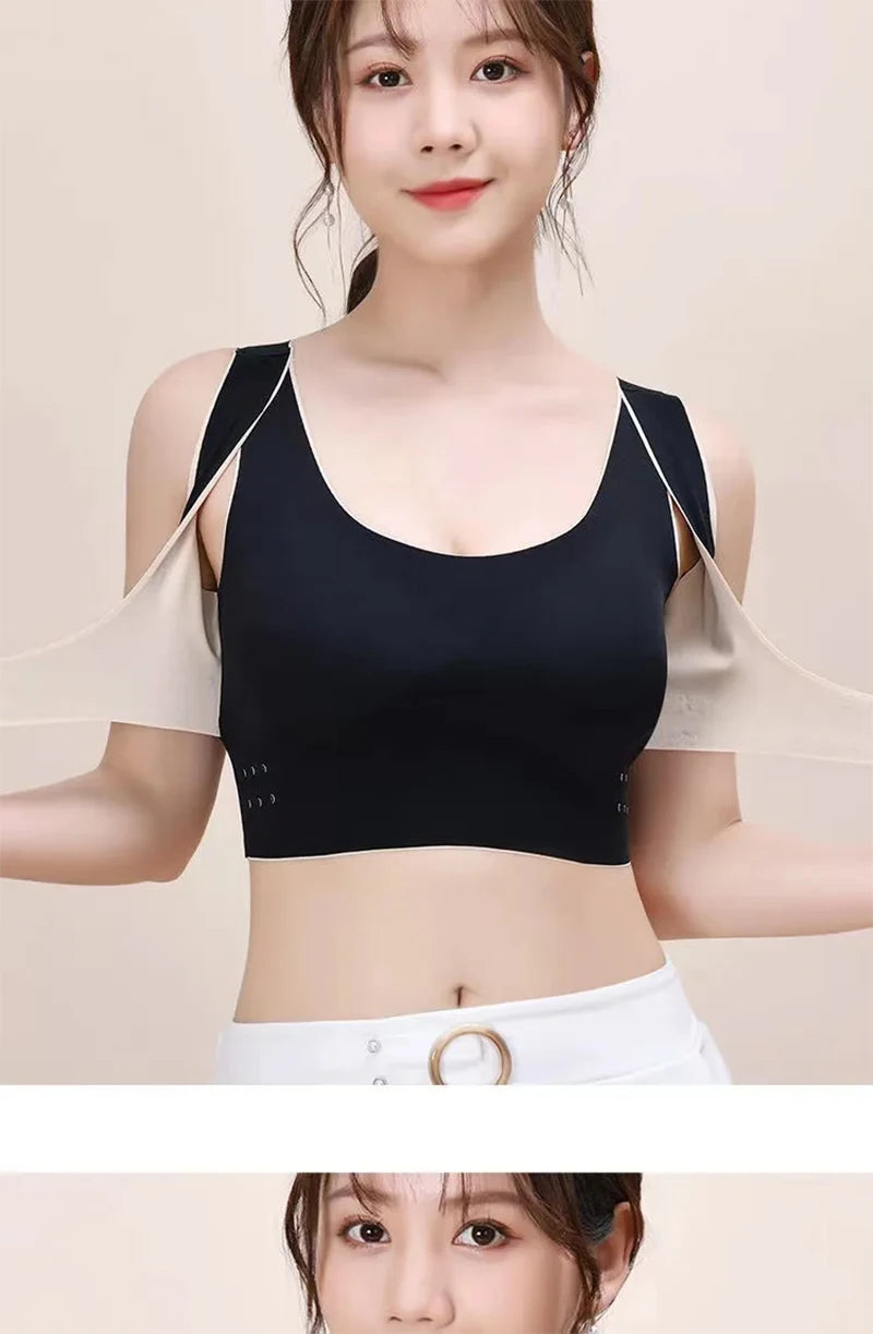 Sports Bra Front Adjustable Buckle