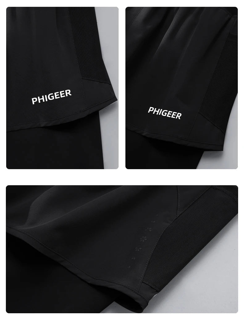 Lightweight Yoga Workout Set 2 in 1 Shorts